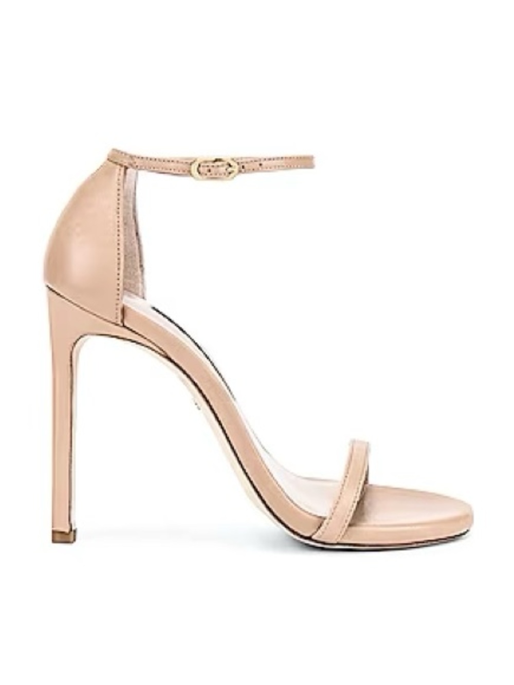 - NEW Stuart Weitzman Nudist Heel in Adobe Leather BT